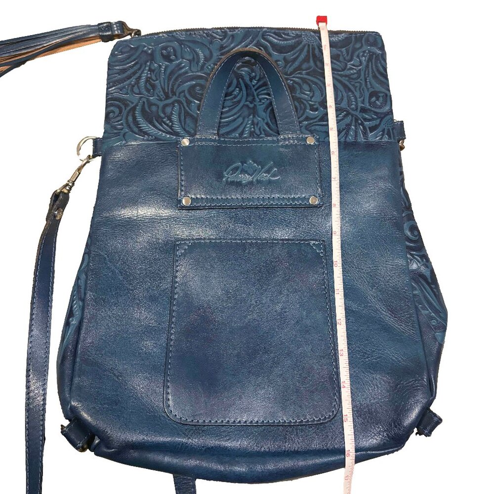 luzille tooled convertible backpack - Picture 4 of 7